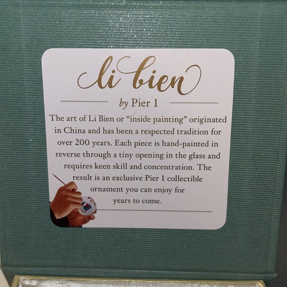 Holiday Home Ornament with Reindeer Design - Blue - Picture 3 of 4